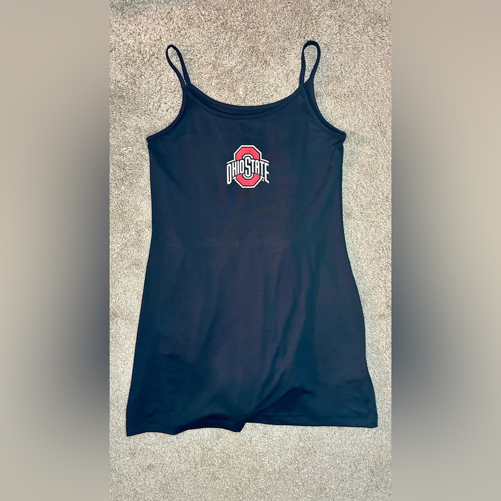 Rivalry Threads Ohio State Black Stretchy Sporty Dress With Shorts Size Small